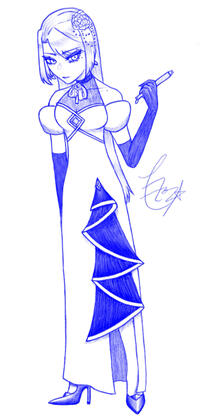 Isolde von Karma (Franziska von Karma's mother original design)